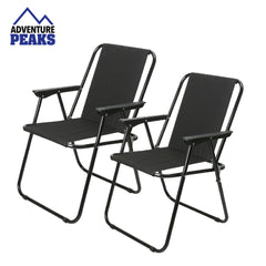 Camping chair 2Pc Black