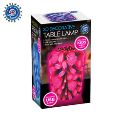 Elegant 3D Decorative Table Lamp Design