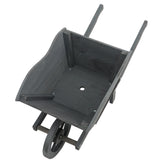 Wooden Wheel Barrow Planter Grey