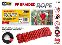 Durable PP Braided Rope 9mm x 30m for Multi-Purpose Use