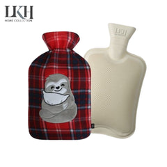 2 Litre Hot Water Bottle with Fleece Cover