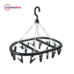 20 Peg Folding Clothes Airer Dryer Rack for Laundry