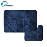 Durable 2pc Non-Slip Bathroom Mats