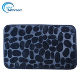 Comfortable Navy Memory Foam Mat Set