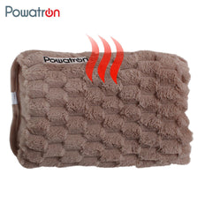 Rechargeable Electric Hot Water Bottle with Super Soft Teddy Fabric