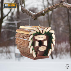 Decorative Wooden Bird Hotel for Garden Wildlife Shelter