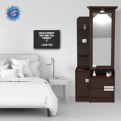 LED Message Table with Luminous Writing Surface