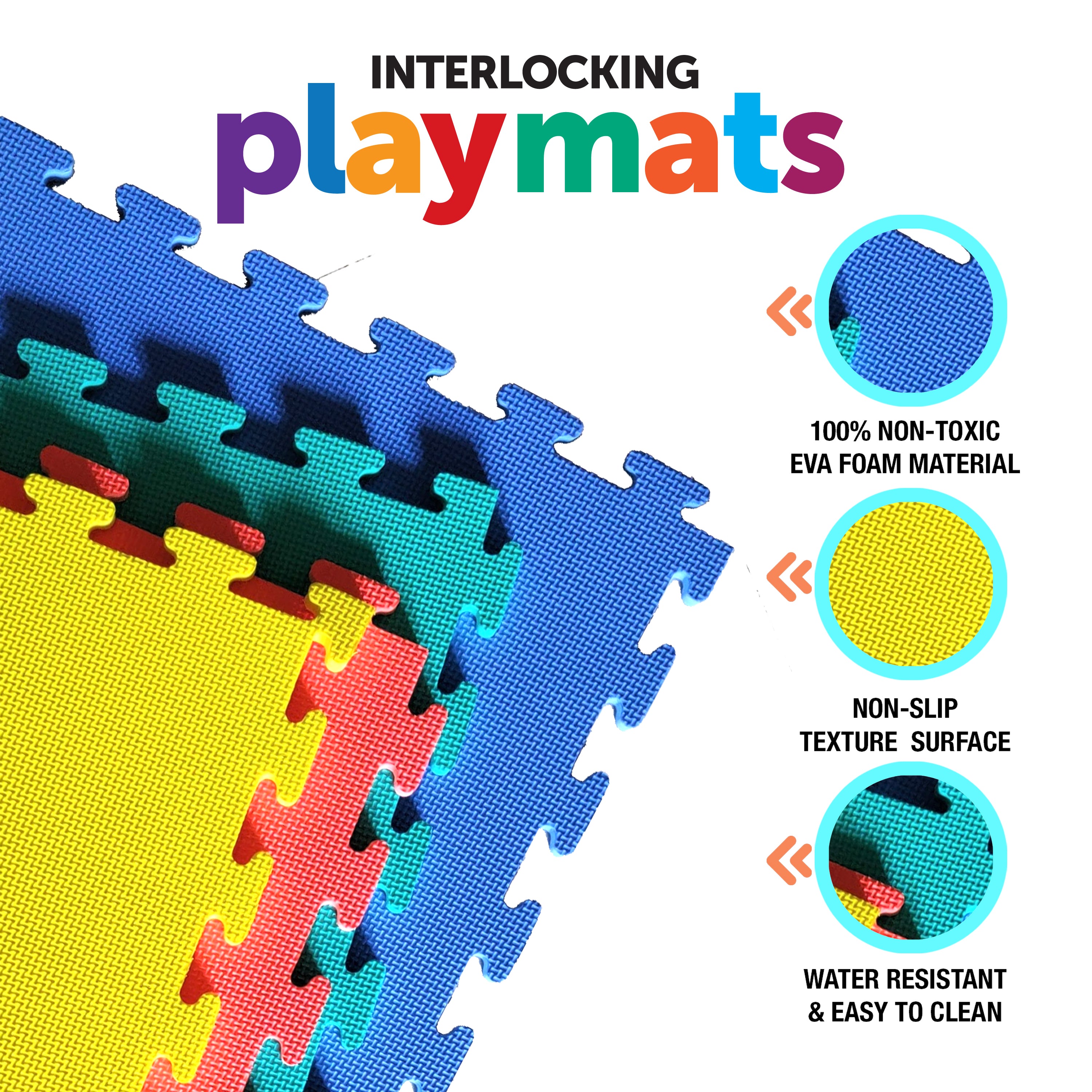 9PK Interlocking Play Mats