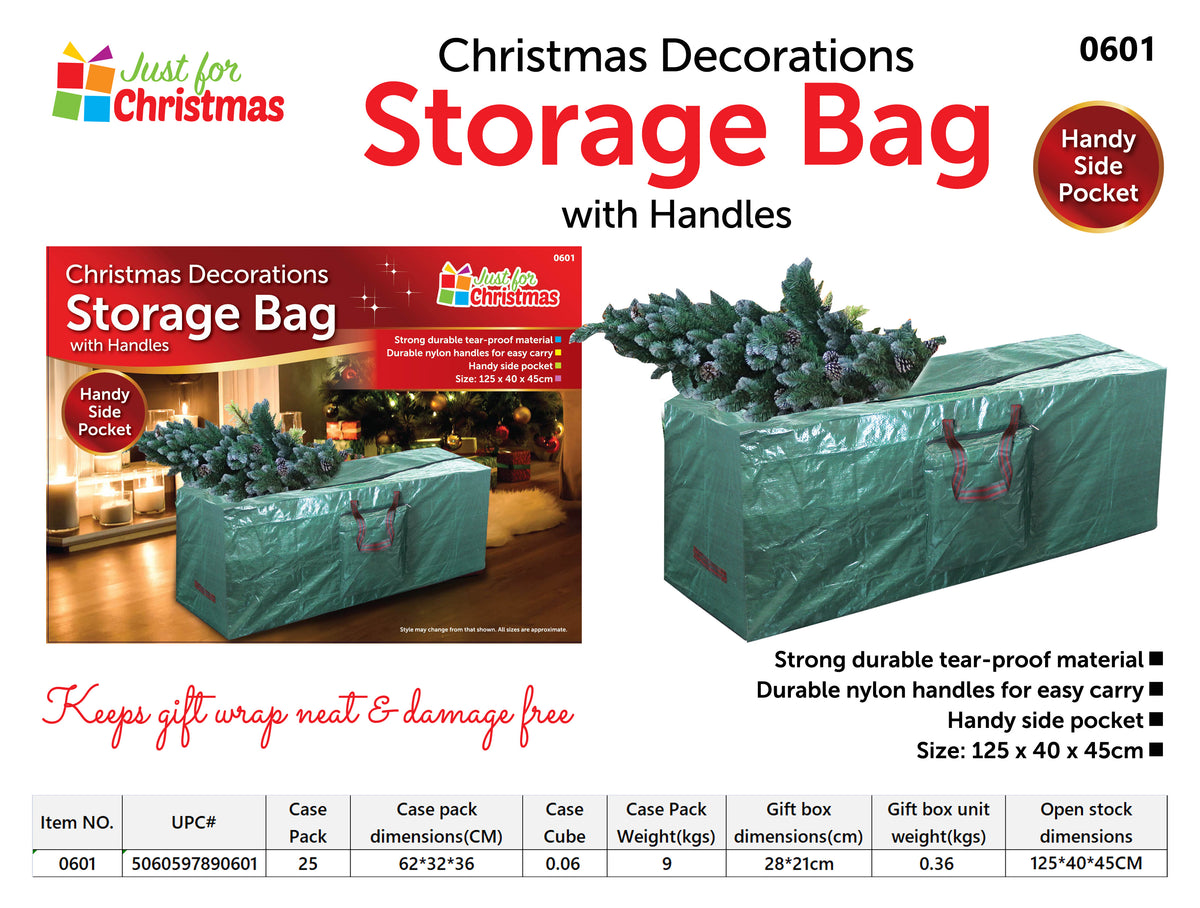 Storage Bag Xmas with Pouch One Side