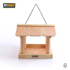 Hanging Wooden Bird Table