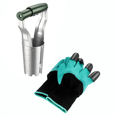 Garden Bulb Planter With Claw Gloves