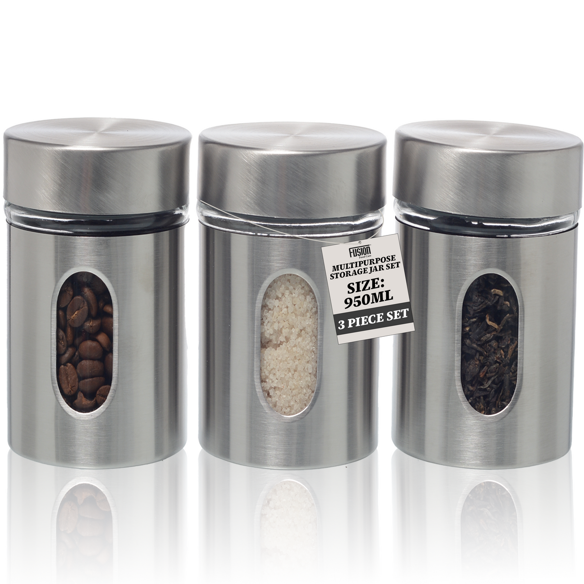3PK Glass Storage Container