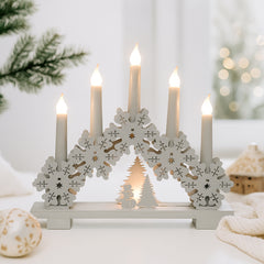 Christmas-MDF LED Candle Light White (6)
