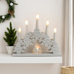Christmas-MDF LED Candle Light White (6)