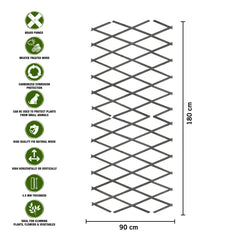 180*90cm Expanding Wooden Trellis