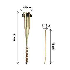 Rotary Airer with Ground Spike Base