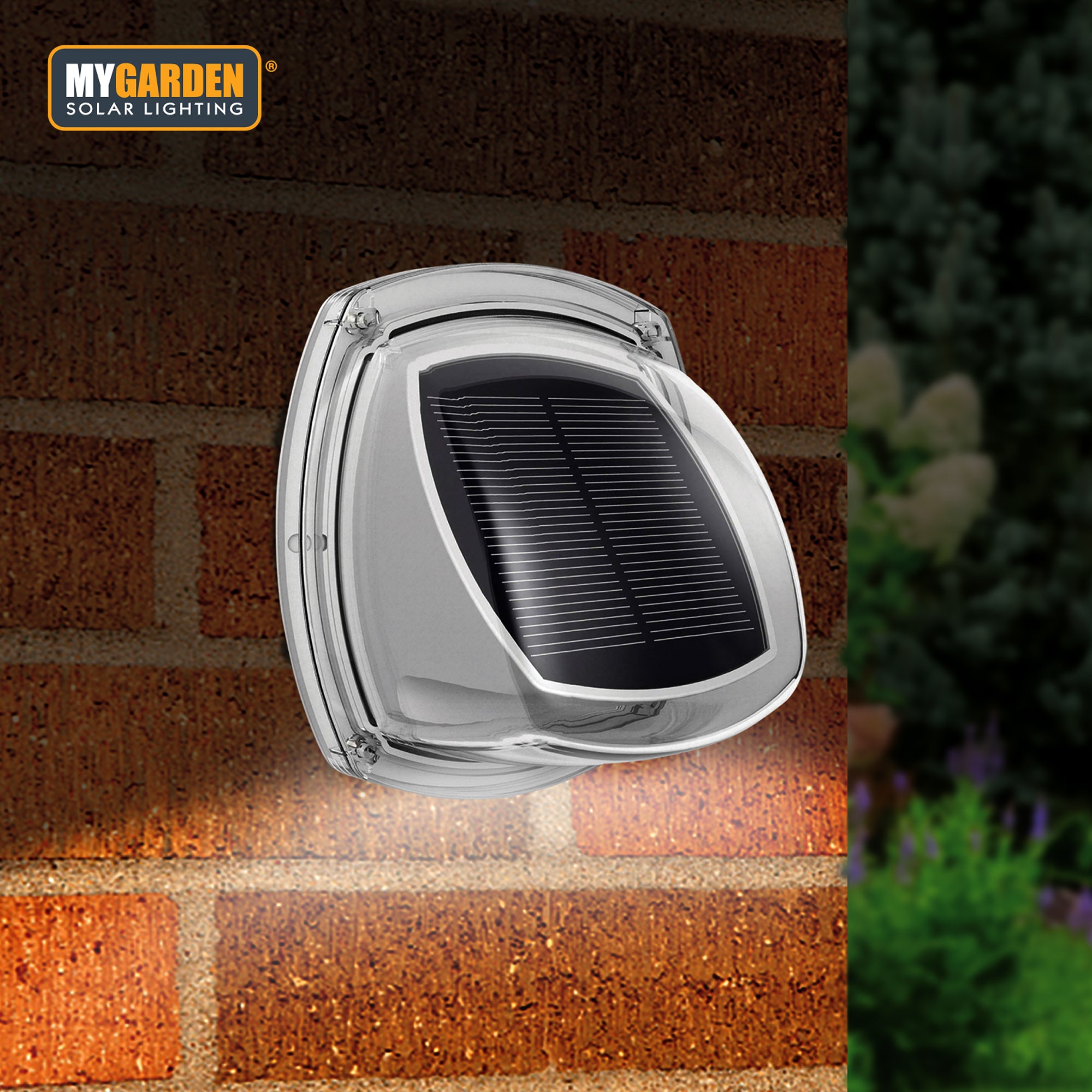 2PK Solar Powered Wall Light