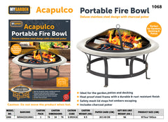 Acapulco Portable Fire Bowl