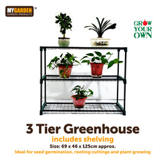 3 Tier Greenhouse Staging