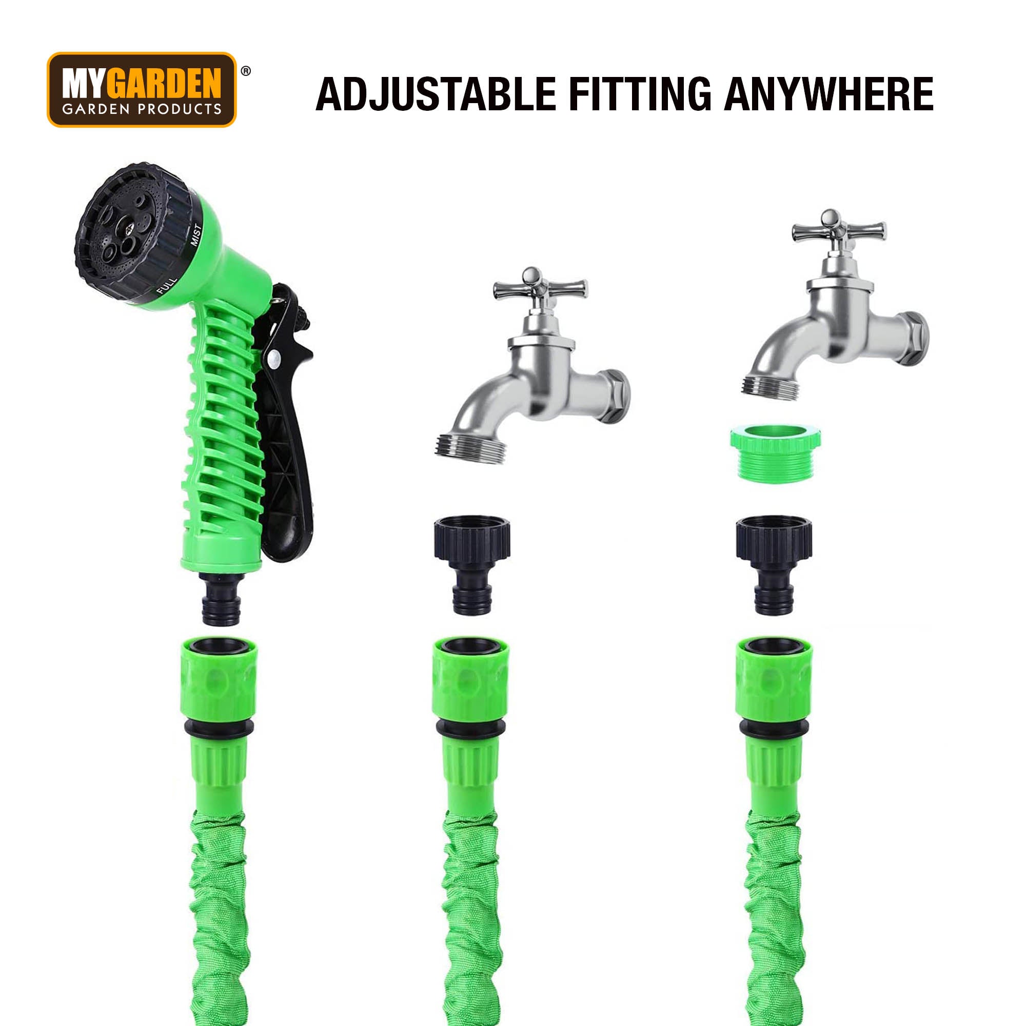 23m Expanding Hosepipe with Connectors