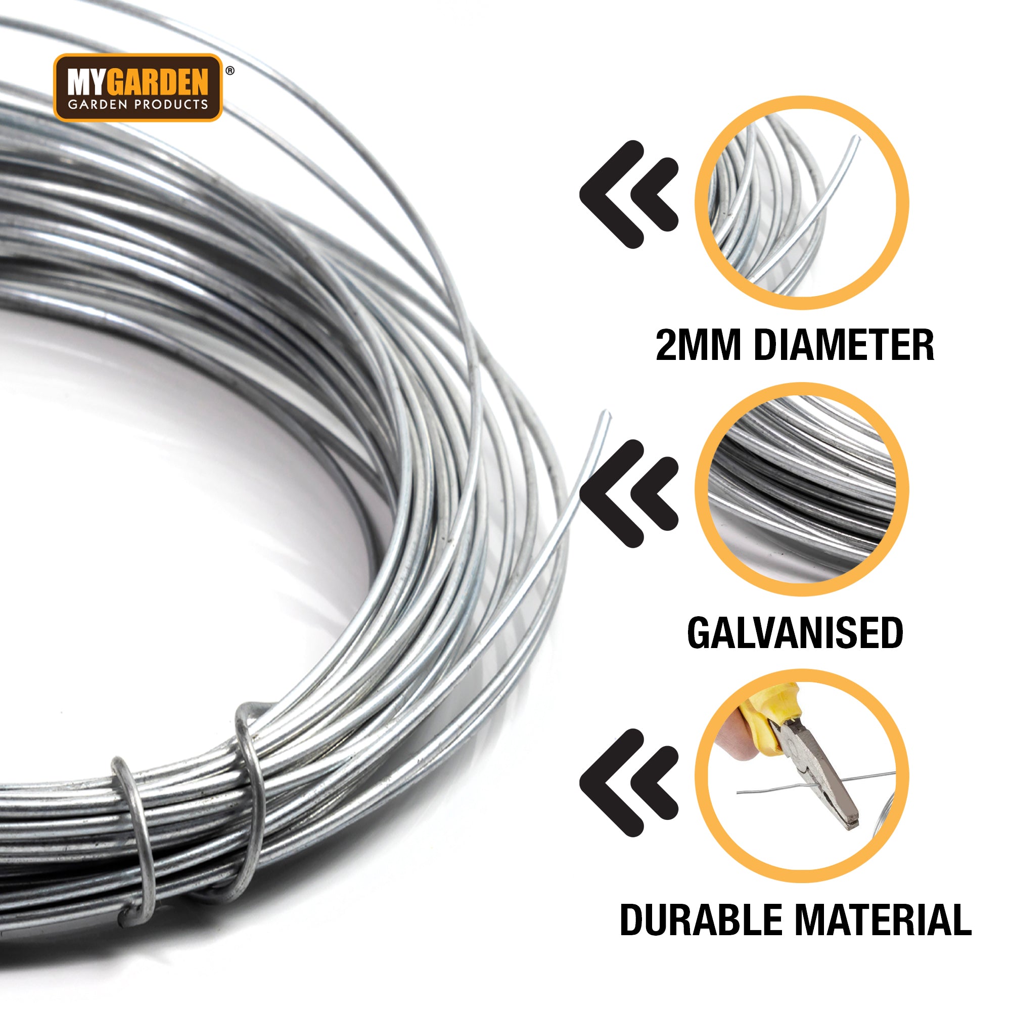 Galvanised Wire 10m