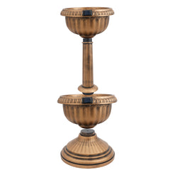 2-Tier Planter with Solar Light