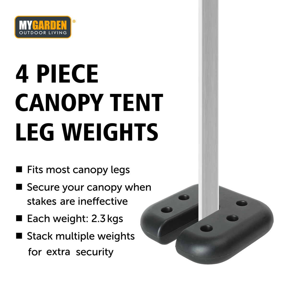 4 Piece Canopy Tent Leg Weights