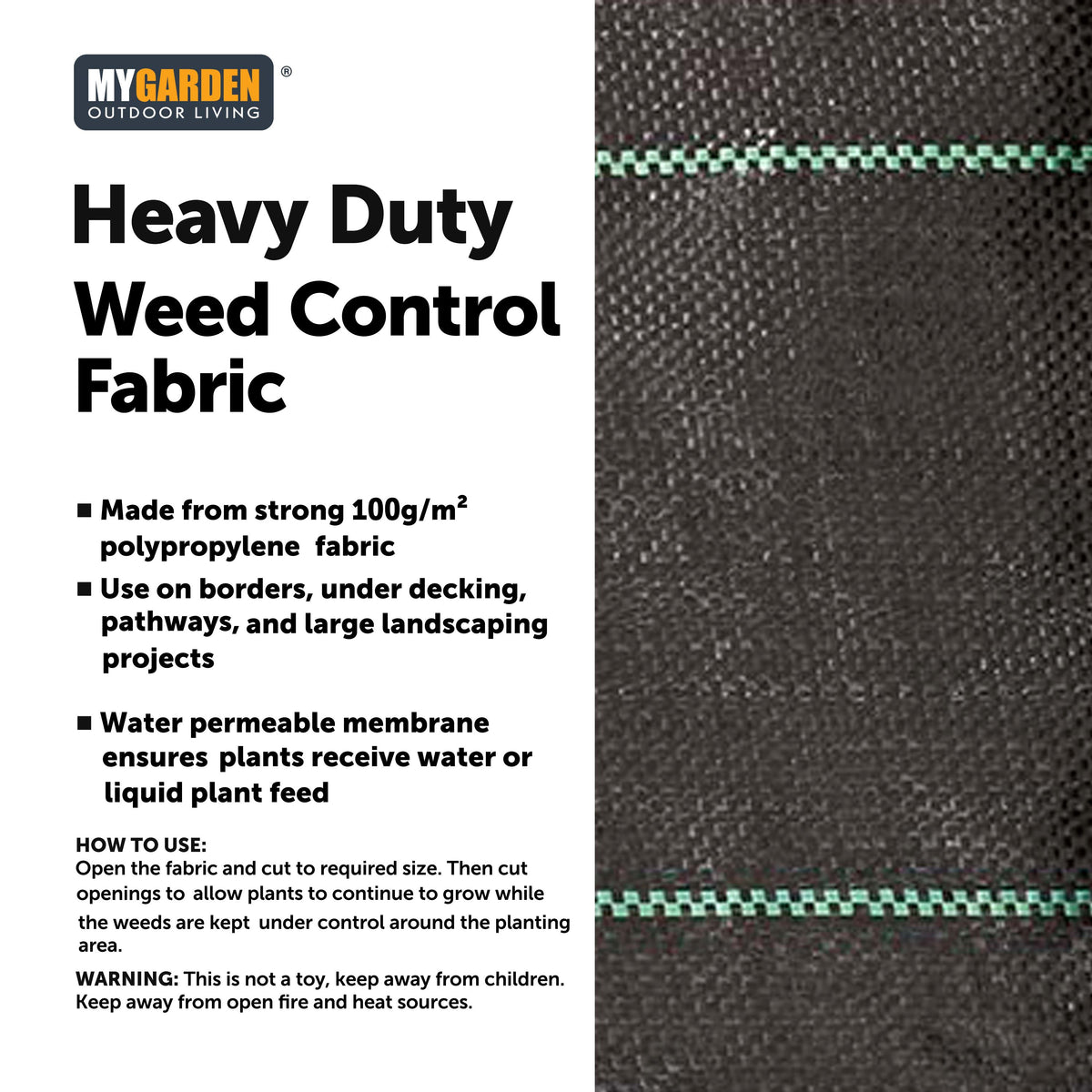 Heavy Duty Weed Control Fabric