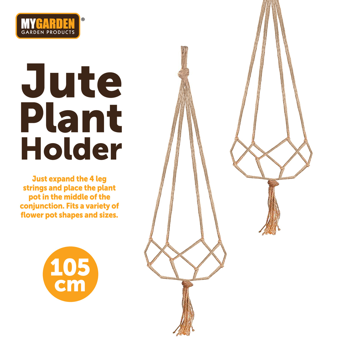 105cm Jute Plant Holder