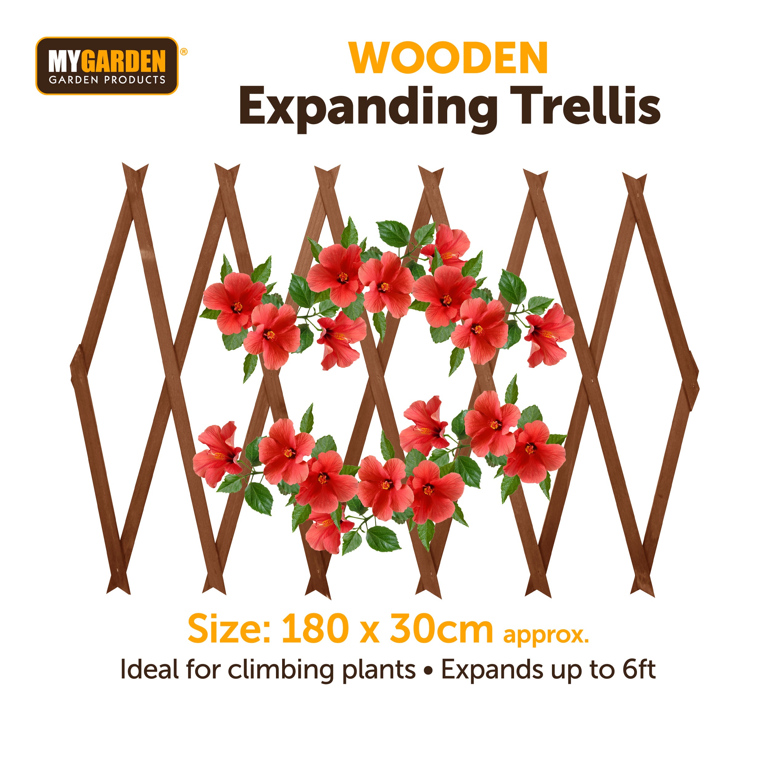 Expanding Wooden Trellis