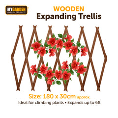 Expanding Wooden Trellis