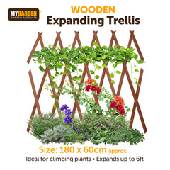 Expanding Wooden Trellis