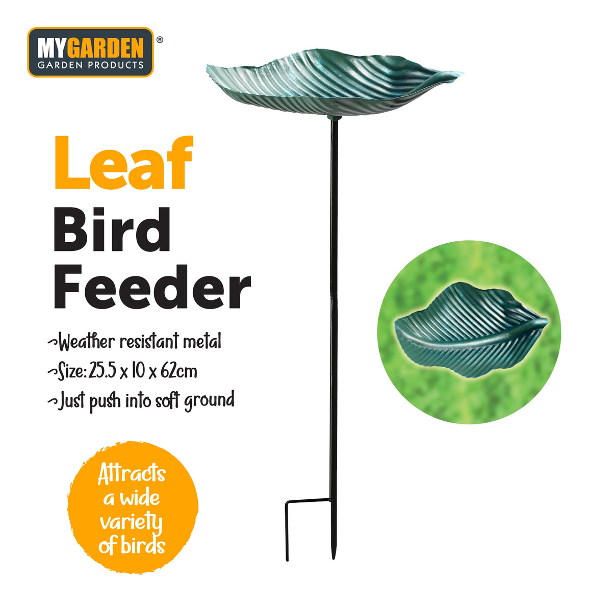 Cast Iron Leaf Bird Feeder