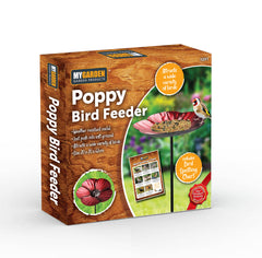 Cast Iron Poppy Bird Feeder