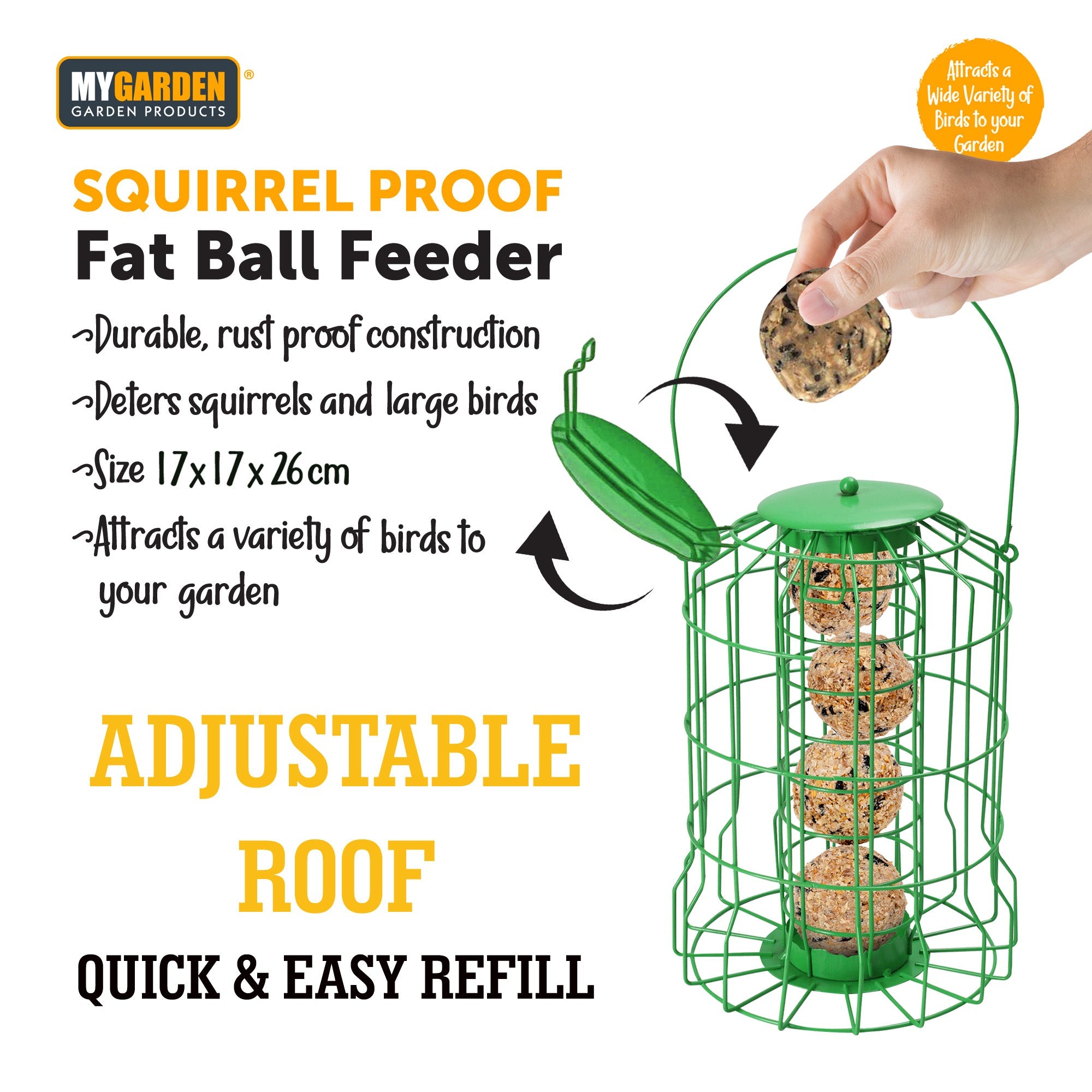 Squirrel Proof Fat Ball Feeder
