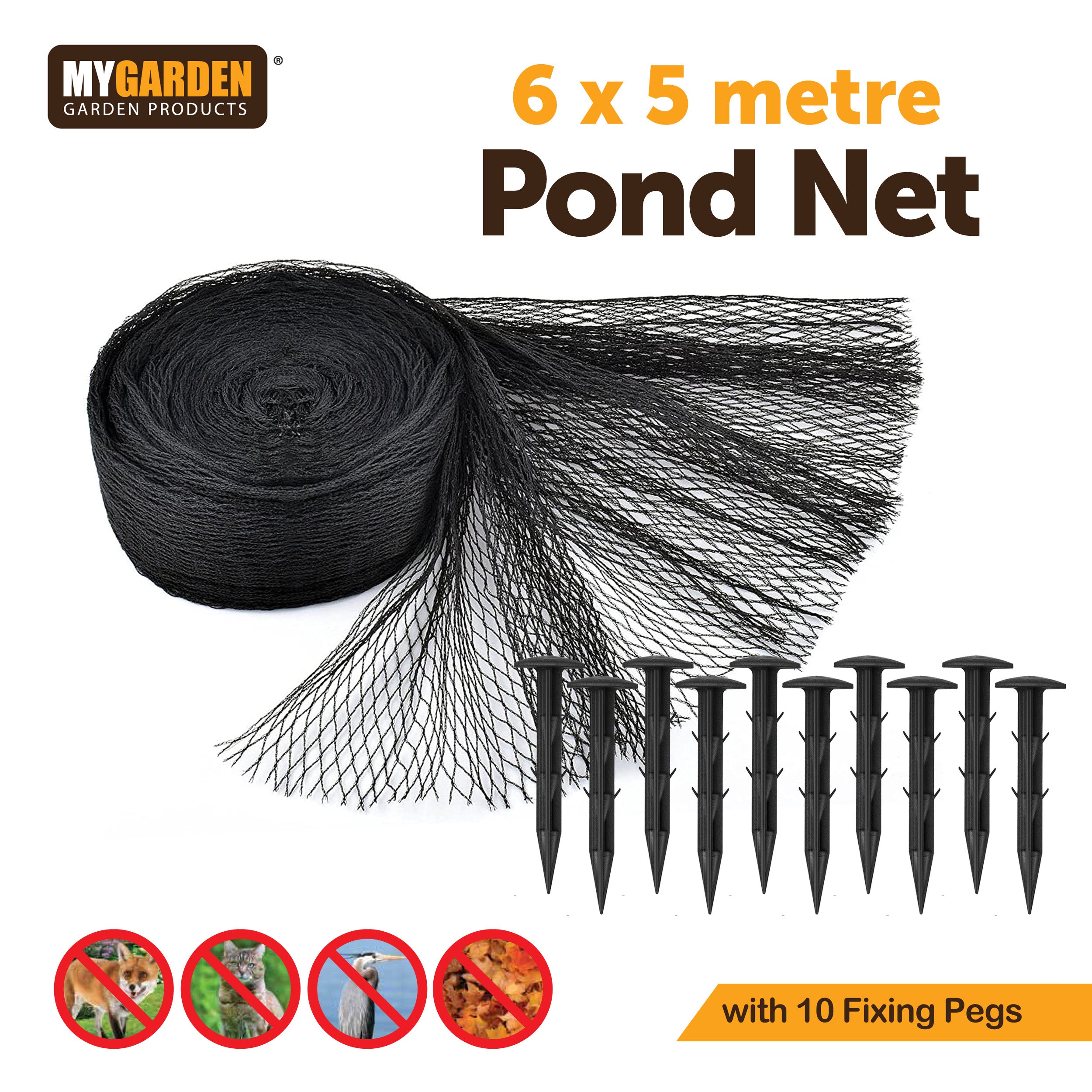 6*5m Pond Protection Kit with 10 Pegs