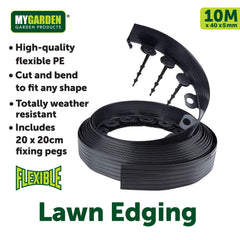 10m Flexible Lawn Edging