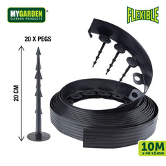 10m Flexible Lawn Edging