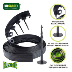 10m Flexible Lawn Edging