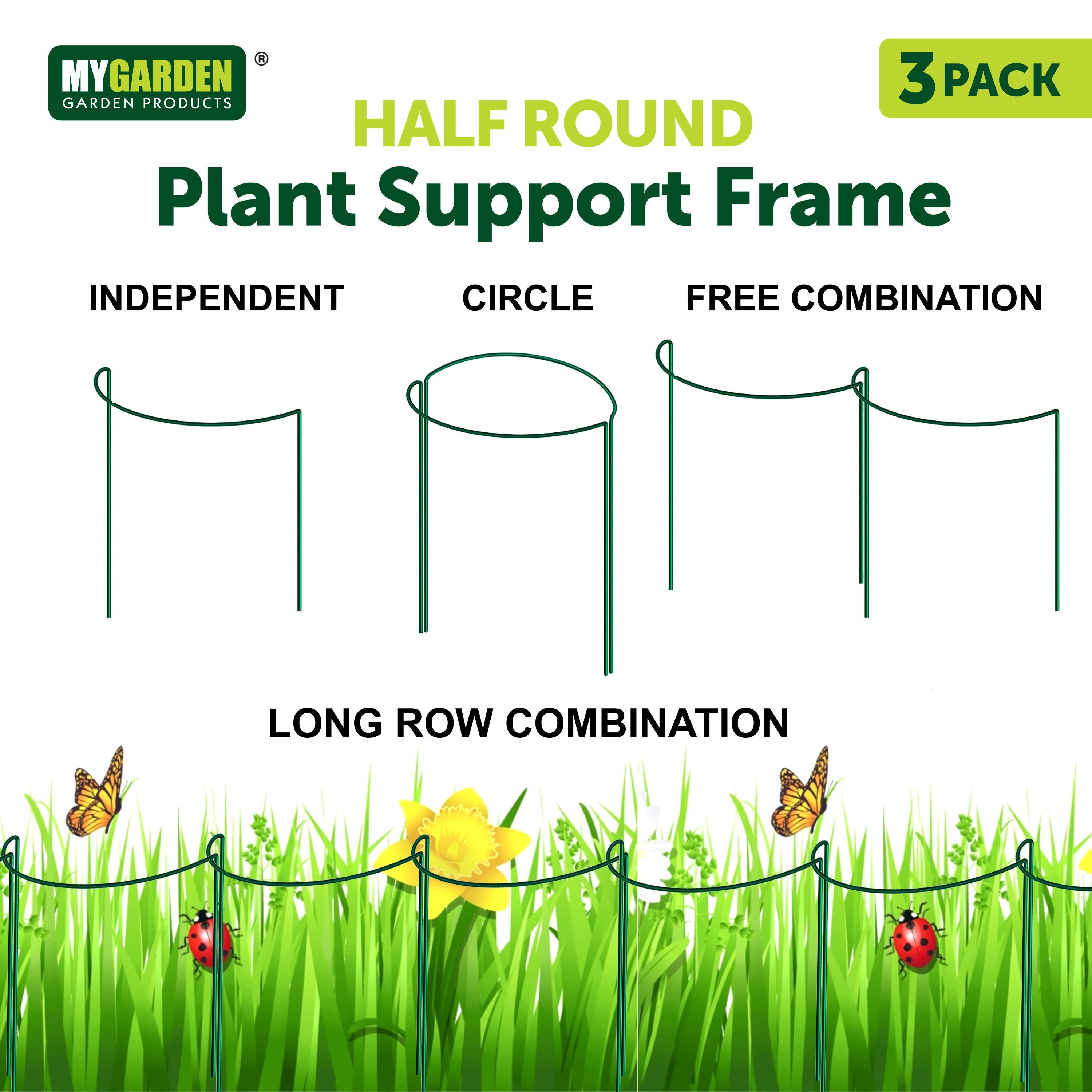 3PK Half Round Plant Support Frame