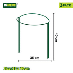 3PK Half Round Plant Support Frame