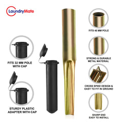 32mm Metal Spike & Head Cover