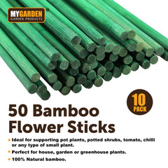 50PK Bamboo Flower Sticks