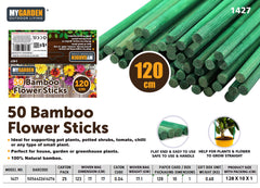 Bamboo Flower Stick 50PK 120Dia