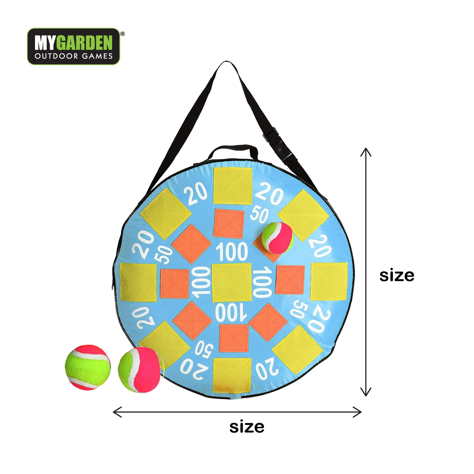 Inflatable Dart Board including x3 Throwing Balls