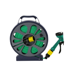 15m Roll Flat Garden Hose with Spray Gun