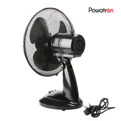 16" Desk Fan Black