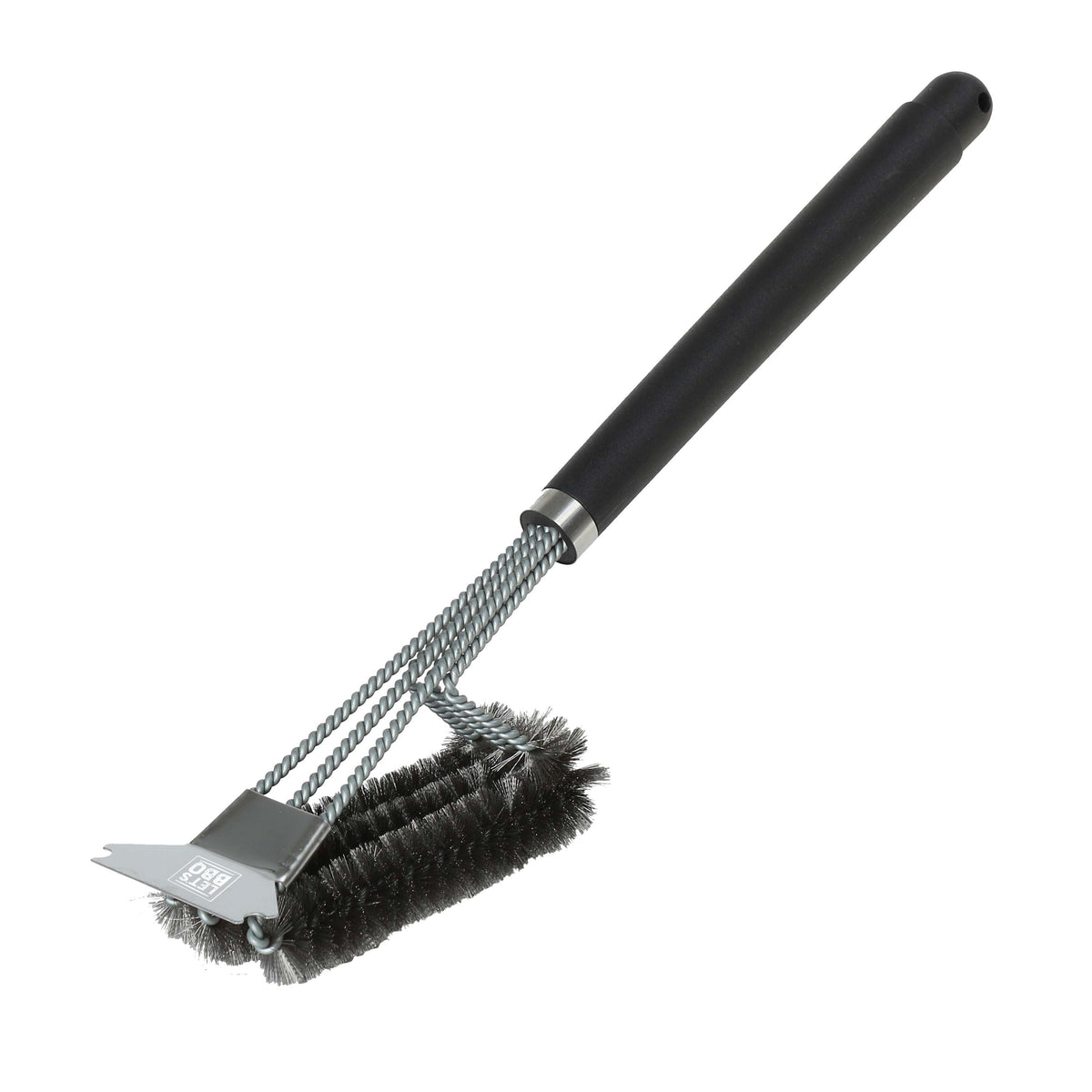 Barbecue Grill Cleaning Brush with Long Handle and Scraper