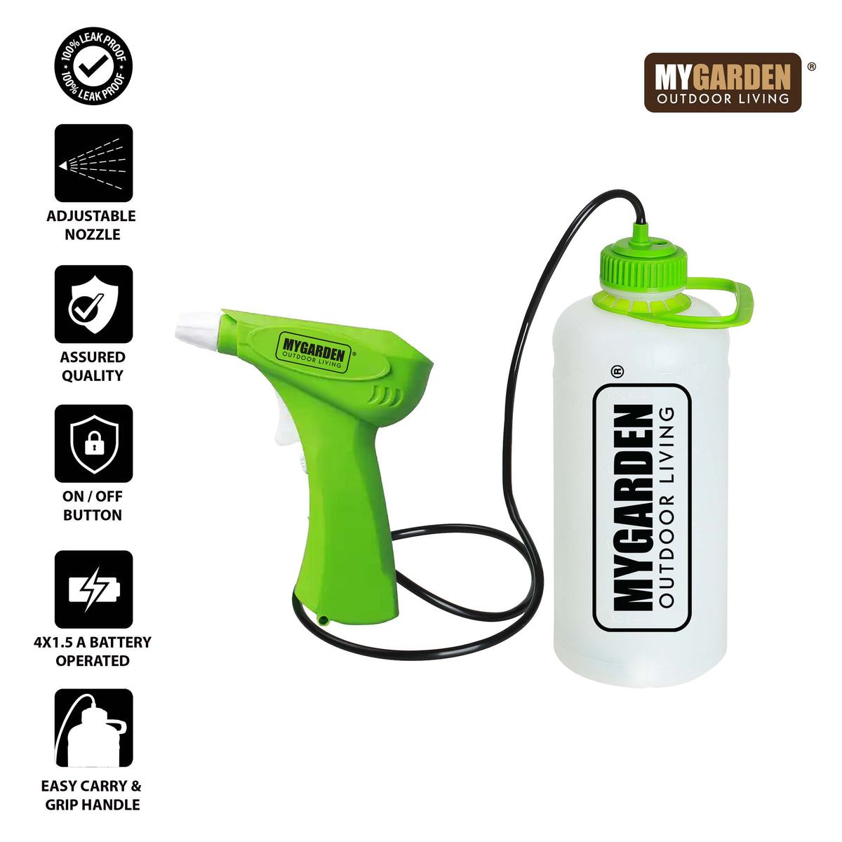 1 Litre Battery Powered Pressure Sprayer