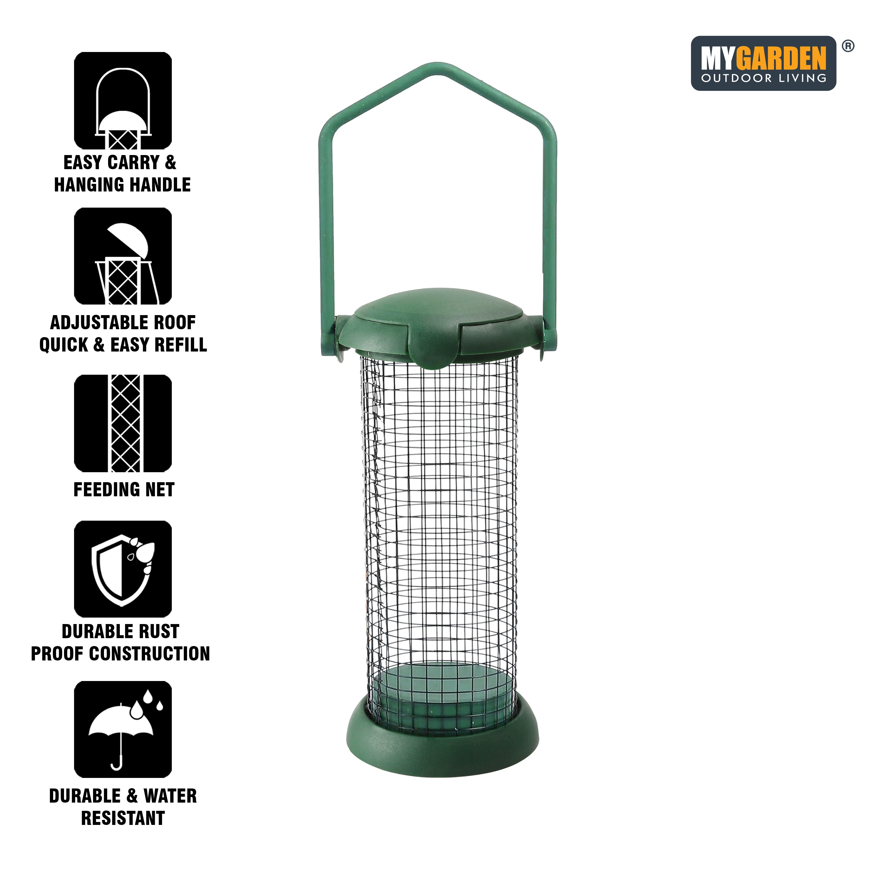 Durable Hanging Bird Nut Feeder